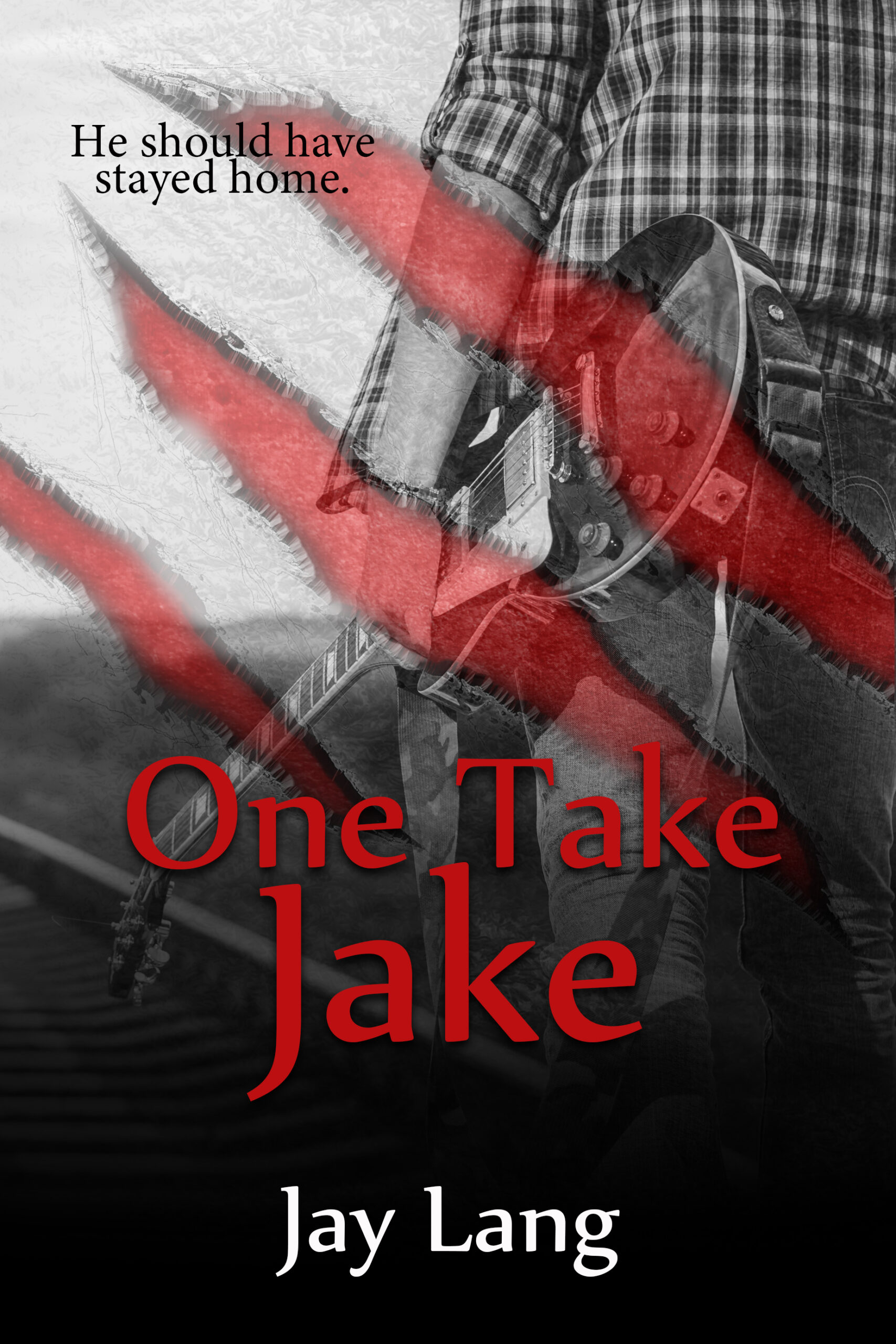 Jay Lang “One Take Jake” book cover, image by Michelle Lee