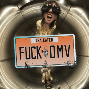 Tea Eater 'Fuck The DMV' single artwork by Emily Hughston
