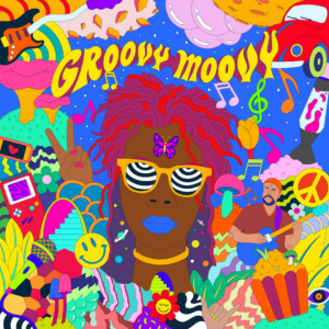 Terri J "Groovy Moovy"album artwork